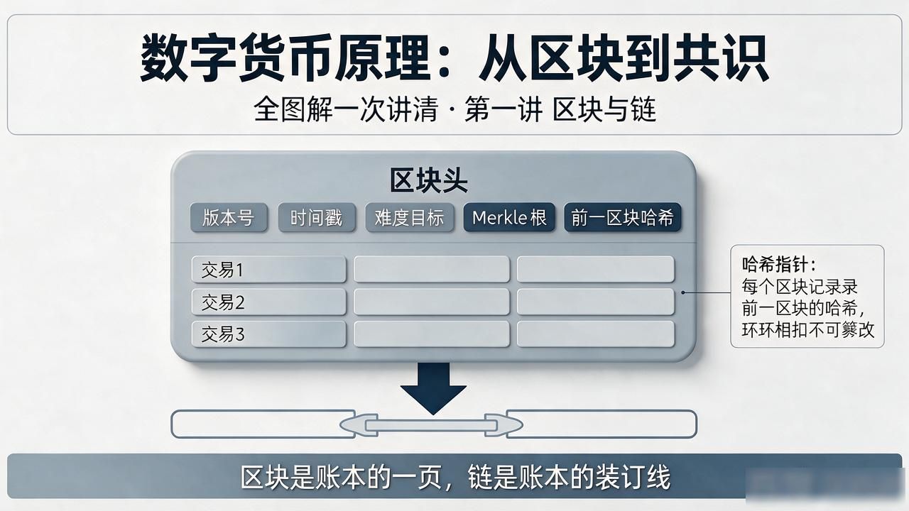 数字货币原理图片大全:从区块到共识,全图解一次讲清